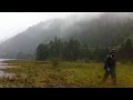 Torrential rain in the Great Bear Rainforest