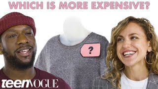 Download Lagu Cheap Vs. Expensive T-shirts - What's Behind The Price Tag? | Teen Vogue MP3