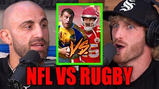 Former Rugby Star Explains Why Rugby Is TOUGHER Than NFL | Alexander Volkanovski screenshot 5