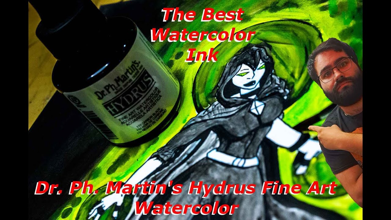 The Best Watercolor Ink!! Dr. Ph. Martin's Hydrus Fine Art Watercolor 