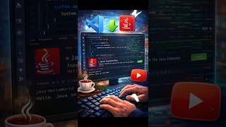 Install &amp; Run Java in VS Code 💻 | Java Extension Setup | Step by Step #trend   #yosho #tamil #shorts