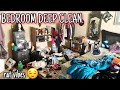 DEEP CLEANING MY BEDROOM (for the first time in 4 months 🤢) CLEAN WITH ME! | Favour