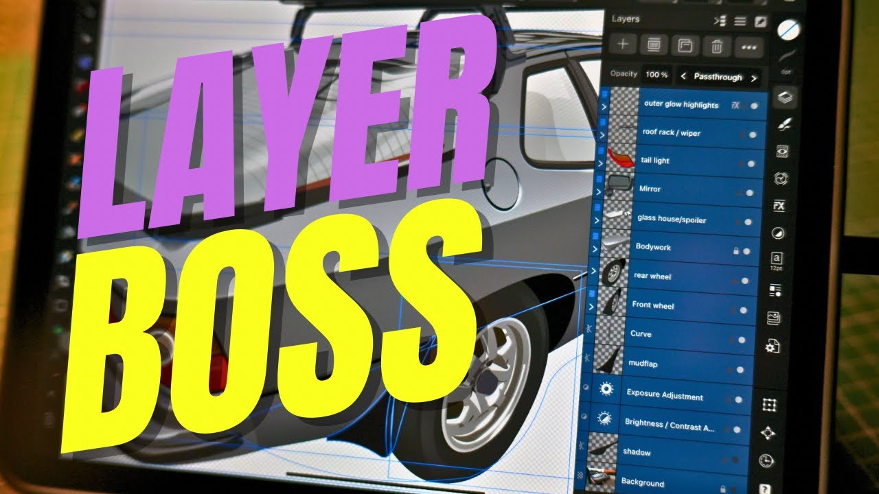 Как управлять множеством слоев в Affinity Designer