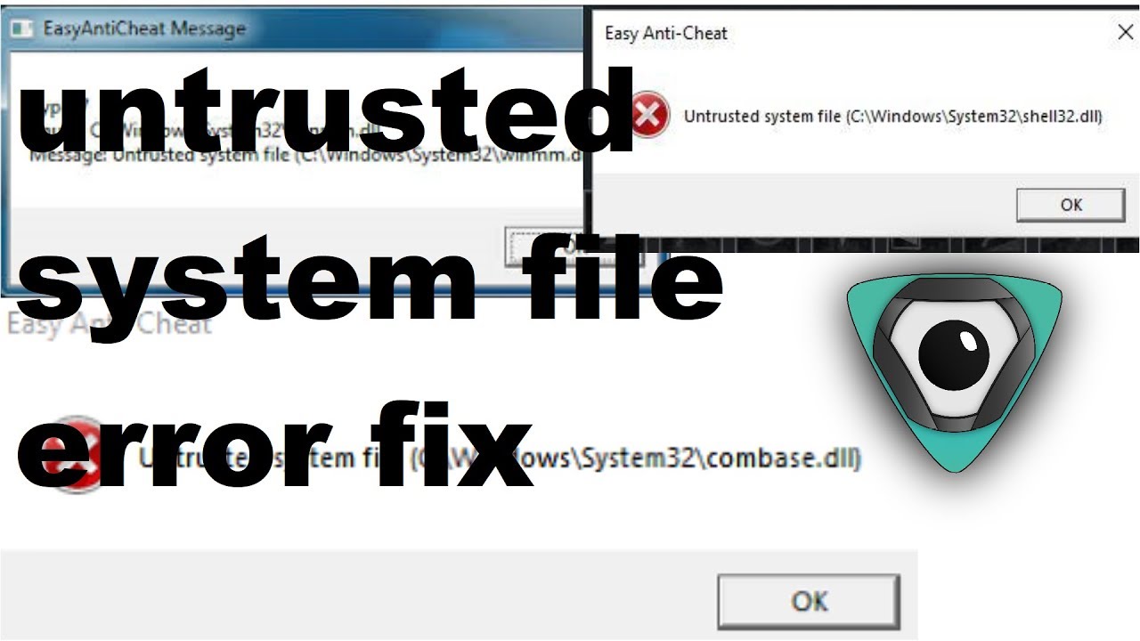 How To Fix Apex Legends Easy Anti Cheat Untrusted System File Errors Youtube