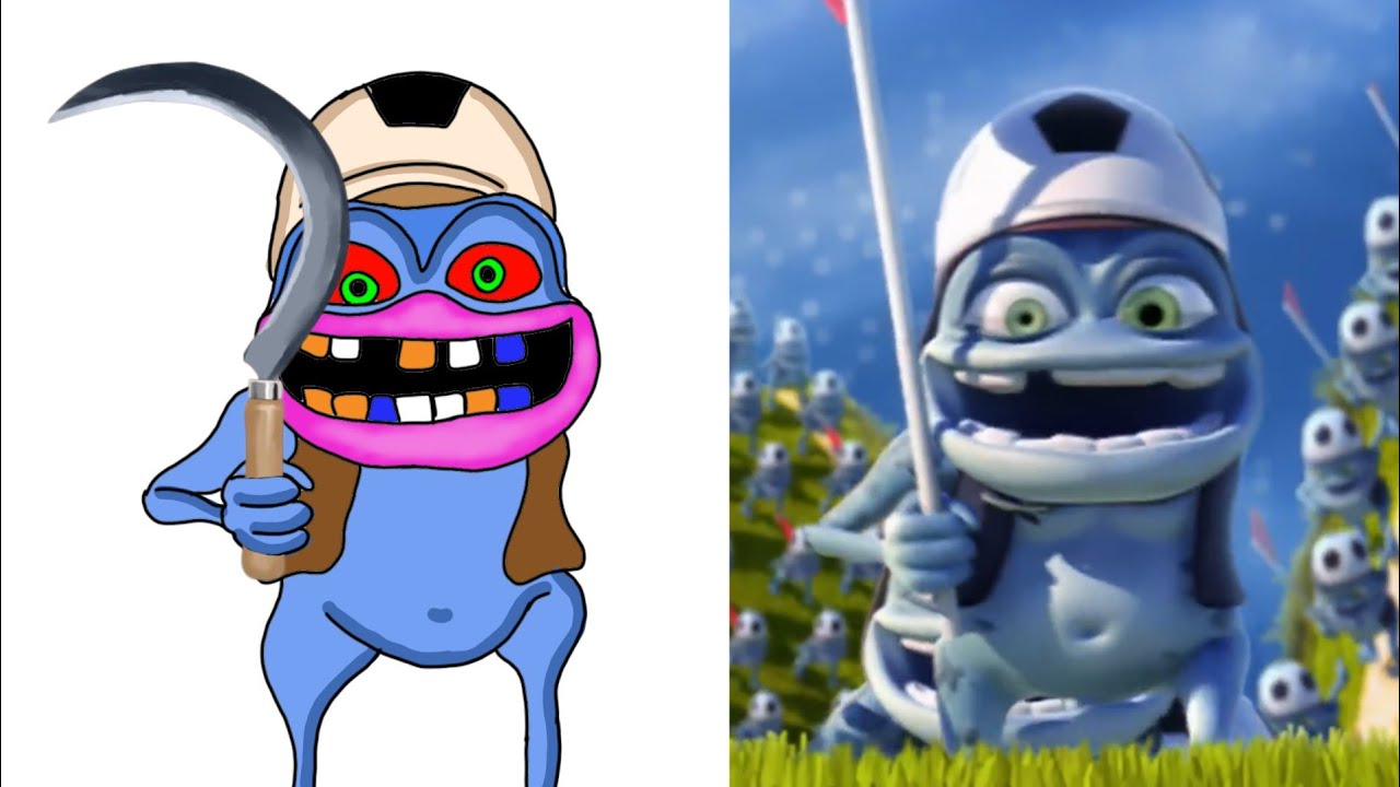 Crazy frog - we are the champion Funny drawing meme Crazy frog - we are the champion Funny drawing meme
