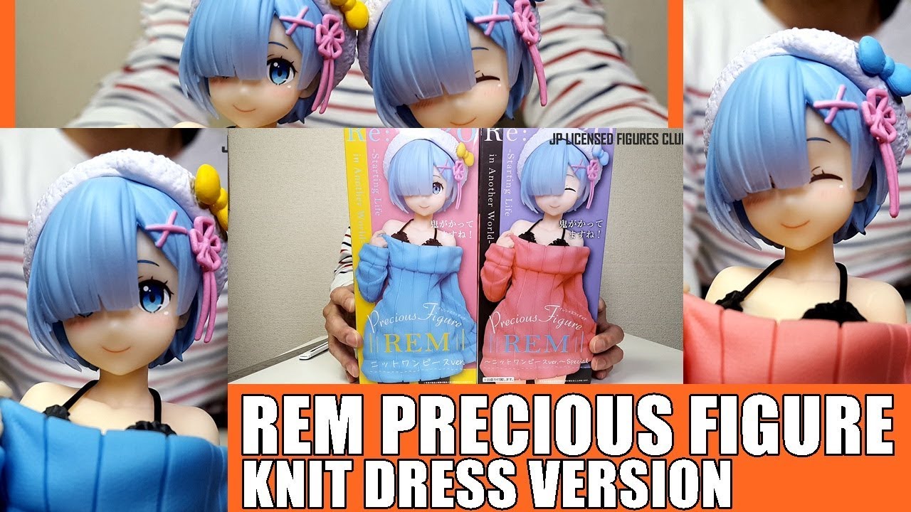 REM Precious Figure Re: Zero Knit Dress TAITO Unboxing