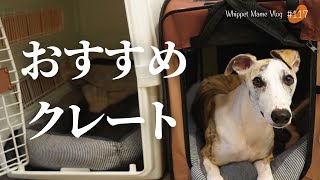 犬用クレートの選び方！特にウィペットやイタグレ用のサイズ感の参考に　＃117