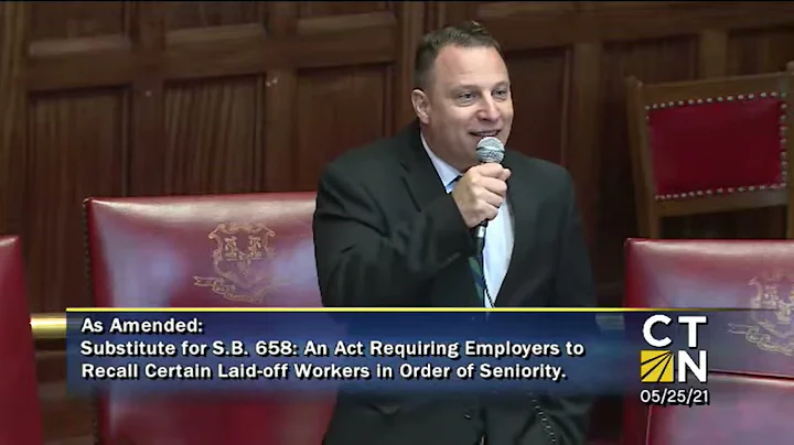 Should CT Senate take over managing private businesses? Senator Rob Sampson says no! 05-25-21