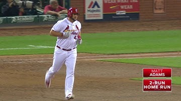 CIN@STL: Adams extends the lead with a two-run homer