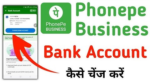 How To Change Phonepe Business Bank Account | Phonepe Business App Me Bank Account Kaise Change Kare