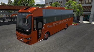 Prakash BS6 Sleeper pack 13.5mtr & 12mtr Mod for the first time in BUSSID