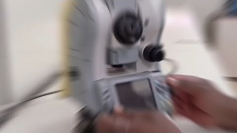 Trimble C3 Series Total Station Operating (Trimble Total Station चलाना सिखना) TS Operation