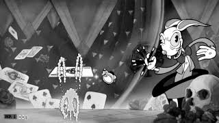 Cuphead - All Casino Bosses + King Dice in Black & White Mode