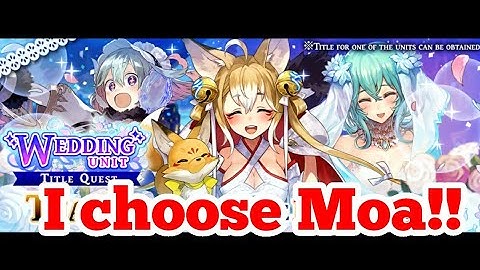 Wedding Unit Title Quest - Moa || The Alchemist Code GL