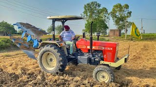 Swaraj 855 With 3Rmb Plough Simple Tractor 16928 Tyre 
