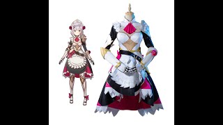 Genshin Impact Noelle Cosplay Costume-HallowCos