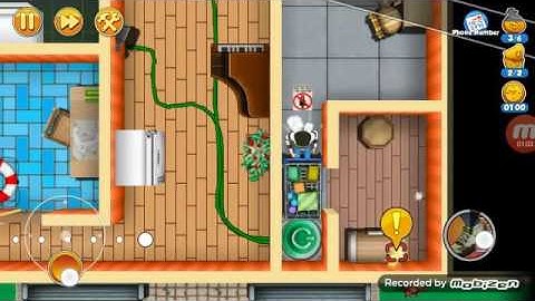 Robbery Bob 2 : Double Trouble  Seagull bay  level 4 Walkthrough