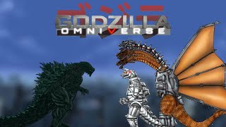 Godzilla Filius vs Showa Mechagodzilla and Mecha King Ghidorah (Godzilla Omniverse)