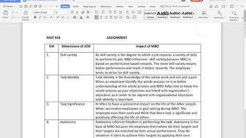 Mgt503 Assignment Solution spring 2020