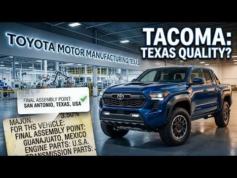 Review: Toyota’s Tacoma Move: Texas Production Means Better Quality?