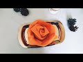 How to fold paper napkins into a rose