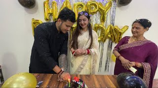 Sasural mai mera Pehla Birthday😍🎉 #vlog #couple #marriage #love #viral #meghachaube