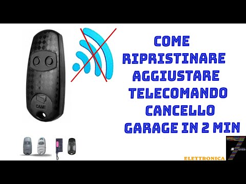 Video: Come resetto il mio telecomando autopage?