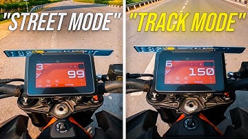 KTM Duke 390 Gen 3 | 0-100 Km/h Test in Every Mode! (Street vs Rain vs Track)