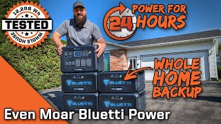 Bluetti Power for Hours - 24h Stress Testing the AC500 and 4x B300S Battery Modules.