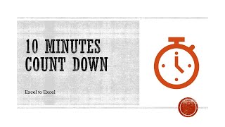10 Minutes Count down