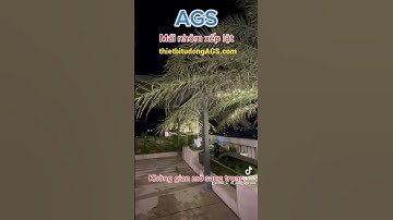 Mái nhôm xếp lật tự động nhập khẩu nguyên chiếc của AGS lắp đặt tại Cà mau - thietbitudongAGS.com