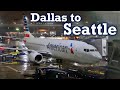 Full Flight: American Airlines B737-800 Dallas to Seattle (DFW-SEA)