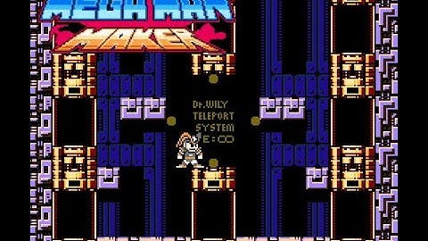 Mega Man Maker Version 1.10 - Teleporters Showcase 3 - Wily Castle Stage  4  - Boss Rush -  MM10