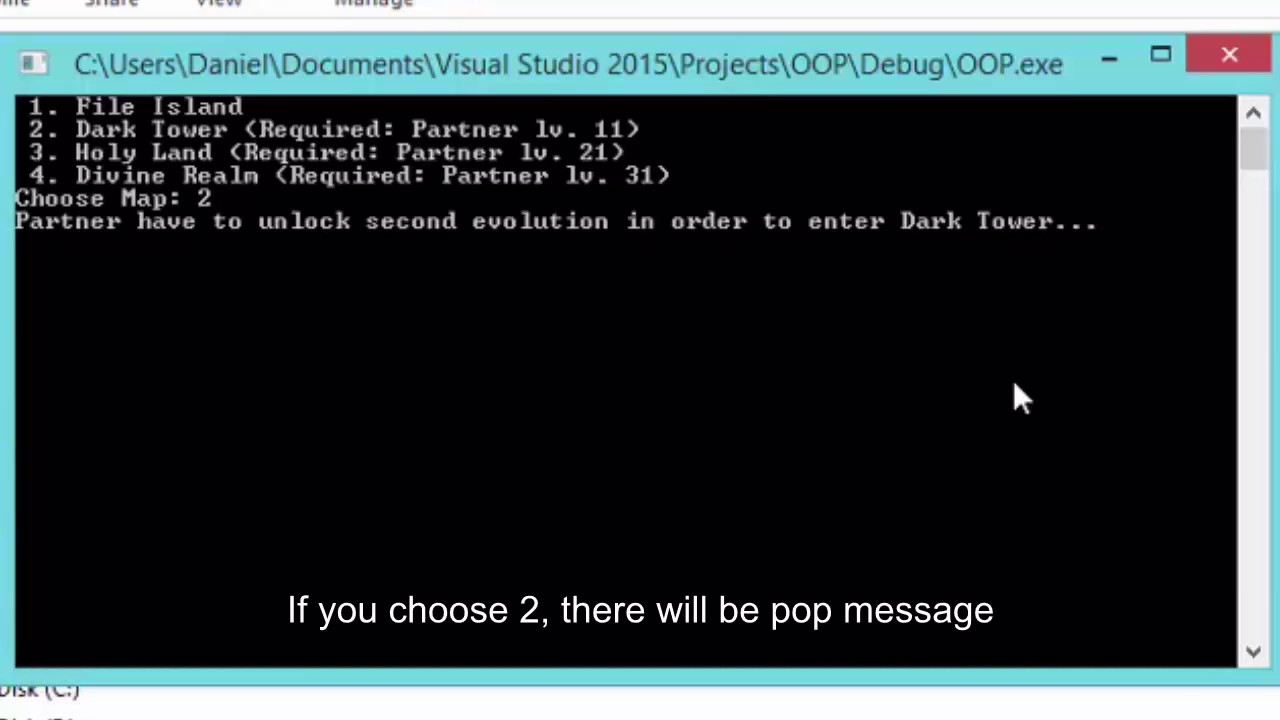 OOP Project: Simple Game made from Linked List of Object - YouTube