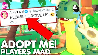 ⚠️ADOPT ME HUGE DRAMA…😬PLAYERS UPSET BECAUSE OF THE NEW PETS UPDATE! ROBLOX