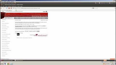 WebGoat - Blind String SQL Injection
