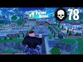 78 elimination solo vs squads wins fortnite chapter 5 gameplay ps4 controller