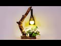 DIY - Awesome Bottle and Twig Lamp