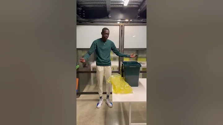 How to properly dress a garbage bag. Khaby Lame | FUNNY VIDEOS | TikTok #Shorts