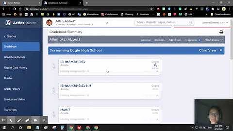 Part 5  How to Navigate Around Aeries Data Confirmation & Email Spanish