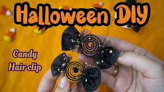 Halloween DIY. How to make Halloween Candy Hair Clip