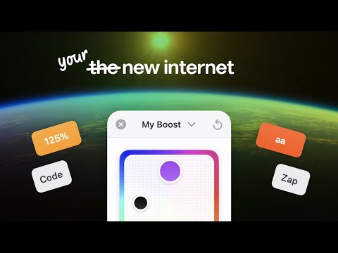 Meet Your New Internet | Boosts by Arc