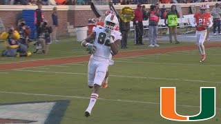 miami s ahmmon richards 77 yard td reception vs uva