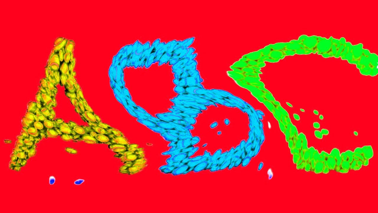 LEARN ABC's with 3D Colorful Candies Effects (Sponsored By Klasky Csupo ...