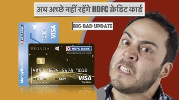 hdfc credit cards rewad point devaluation 2023😡