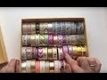 Моя коллекция декоративных скотчей для оформления ежедневников - My Washi Tape Collection