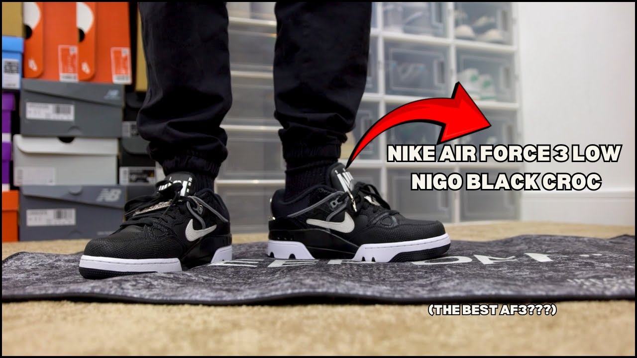 ? The Most Underrated Air Force 3? | Nike Nigo Air Force 3 Black 
