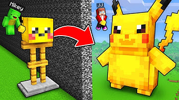 Mikey and JJ Cheated With //POKEMON Build Battle in Minecraft (Maizen)