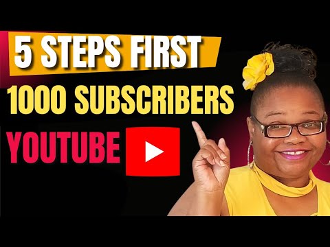 How to get First 1000 subscribers fast How to start a YouTube channel ...