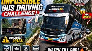 😱 Impossible Bus Driving Challenge in Bus Simulator Indonesia! 🚍🔥 Realistic Gameplay 2026#viral #fyp screenshot 2